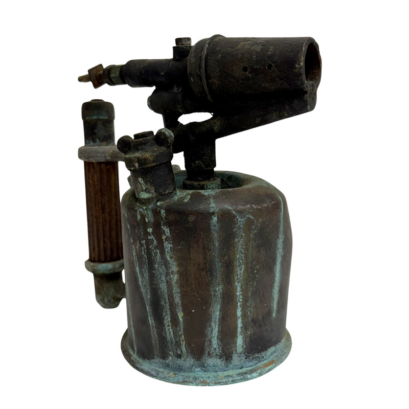 Vintage SZEVAEM Blow Torch Lamp Hungary Industrial Salvage Untested As-Is