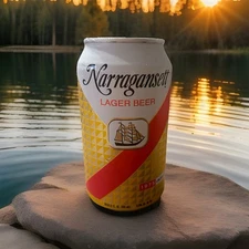 🔥JAWS Movie Collectible 🦈 QUINT ’Gansett Lager Beer 1975 Retro Empty Can 50TH