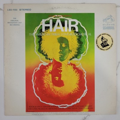 Hair - Original Broadway Cast Recording Vinyl LP - RCA Victor LSO-1150