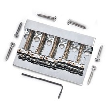 fixed vintage 5-string bass bridge, 16mm string spacing, fixed bass bridge base