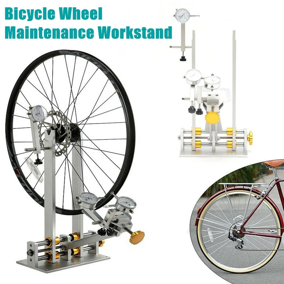 Bicycle Wheel Truing Stand Tire Rims MTB Bike Wheel Repair Tool Truing Stand - Image 3 of 4