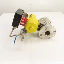 Velan 00313-SSGA 2" 150# CF8M Ball Valve w/ Hytork 130 Actuator & PMV EP5