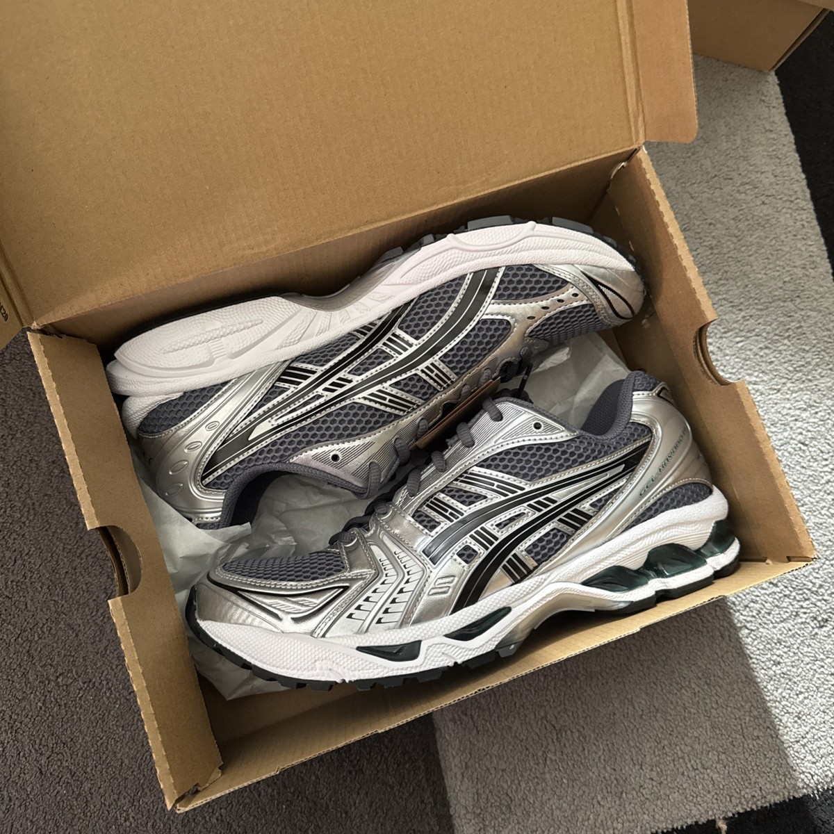 Asics gel kayano 14 Metropolis Jasper Green Uk Brand New Ready