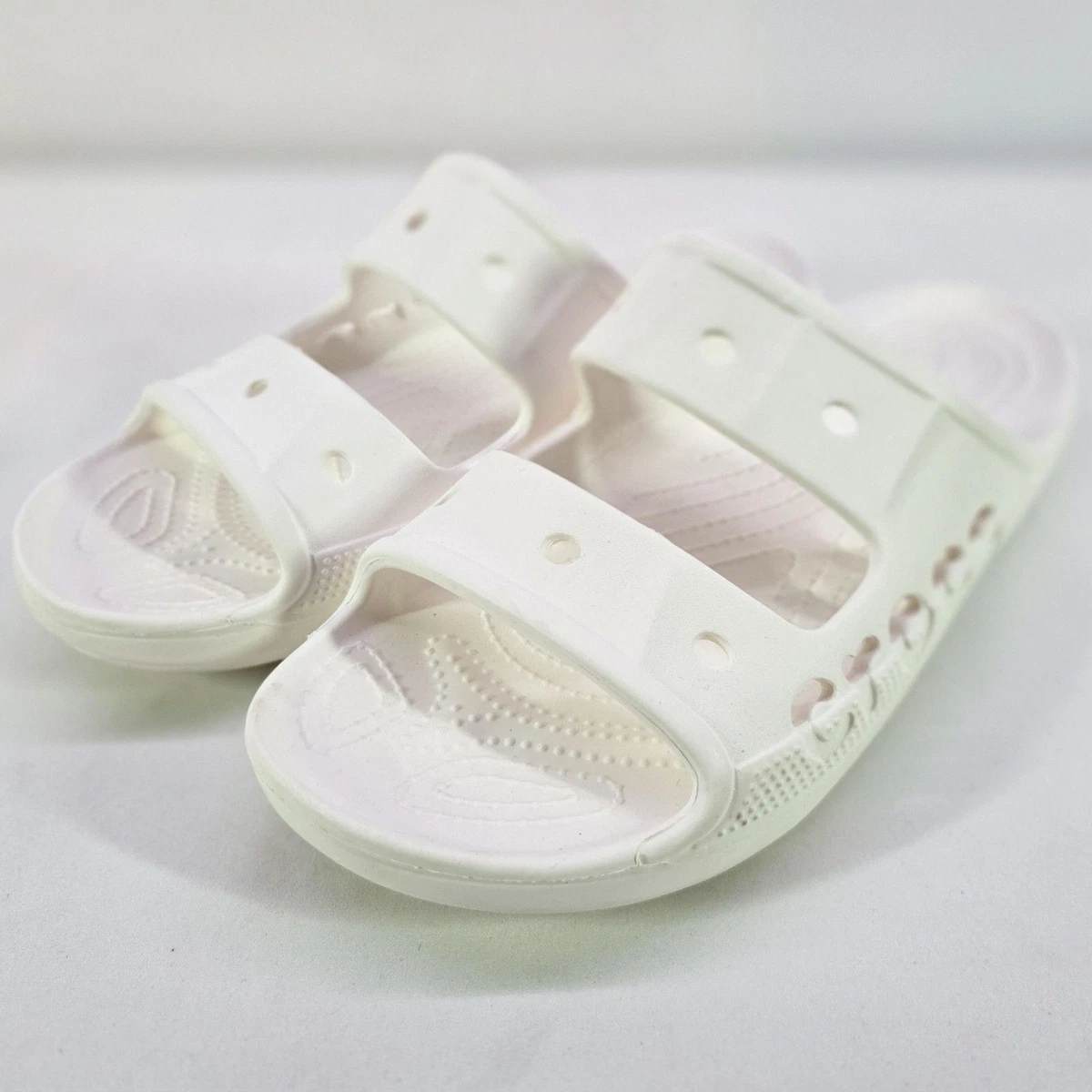 New NWT Mens Crocs Baya Slide White Sandals Shoes‎ Size 11 M Crocs Baya Men main image 3