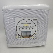 NEW Classic Breathable Baby Mesh Standard Crib Liner Bumper