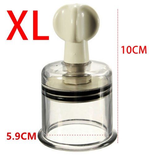 4 Sizes Vacuum Rotary Easy Twist Cupping Nipple NO-Pump Suction Enlarger New - Picture 5 of 9