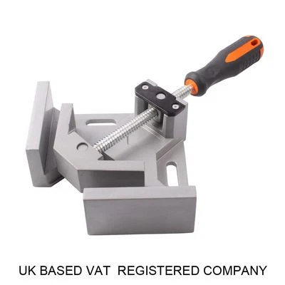 KATSU 402313 90 Deg Corner Right Angle Clamp Vice Grip Welding Woodworking Aluminium