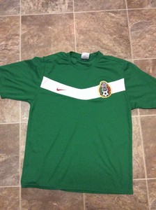 2006 Mexico Nike Soccer Green World Cup Germany Jersey Size Adult L | eBay