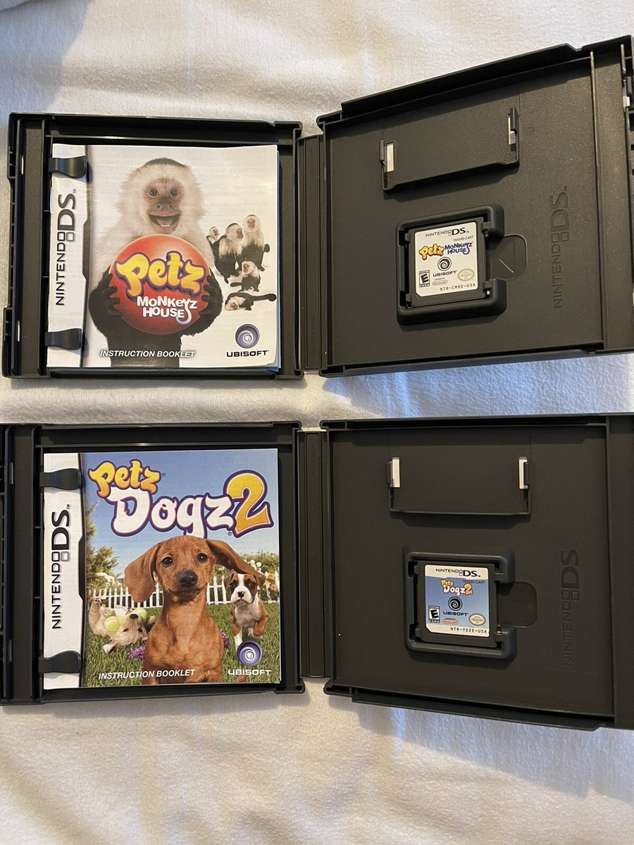 Nintendo DS Petz Monkeyz House and Petz Dogz 2 Games | eBay