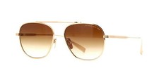 Dita FLIGHT.009 White Gold/Dark Brown Shaded DTS409-A-01 Sunglasses