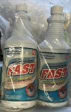 NEW OLD STOCK Professor Amos' Fast Toilet Tank Cleaner 32 Oz X 2 Color Changing