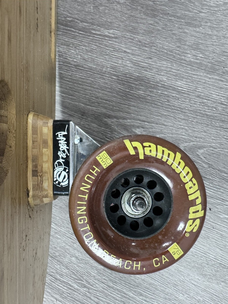 Hamboards Huntington Beach The Pinger Bamboo Longboard Skateboard