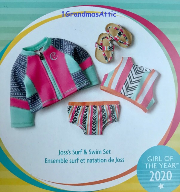 American Girl Joss Kendrick 2020 GOTY Joss’s Surf and Swim Set for sale
