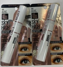 A Lot Of 2 Maybelline  Lash Sensational Sky High Mascara # 810 Soft Black