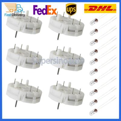 Set of 6pcs 10 BONUS BULBS For GM & Switec Gauge Cluster Stepper Motor Kit