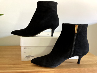 DOROTHEE SCHUMACHER Kitten Heels Booties 39 Damen Schuhe Stiefelette schwarz TOP