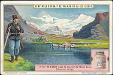 Liebig - Lakes S1143 (French) - Lake Gabiet