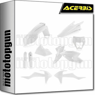 ACERBIS 0022371 FULL PLASTICS KIT WHITE KTM EXC-F 250 2017 17 2018 18
