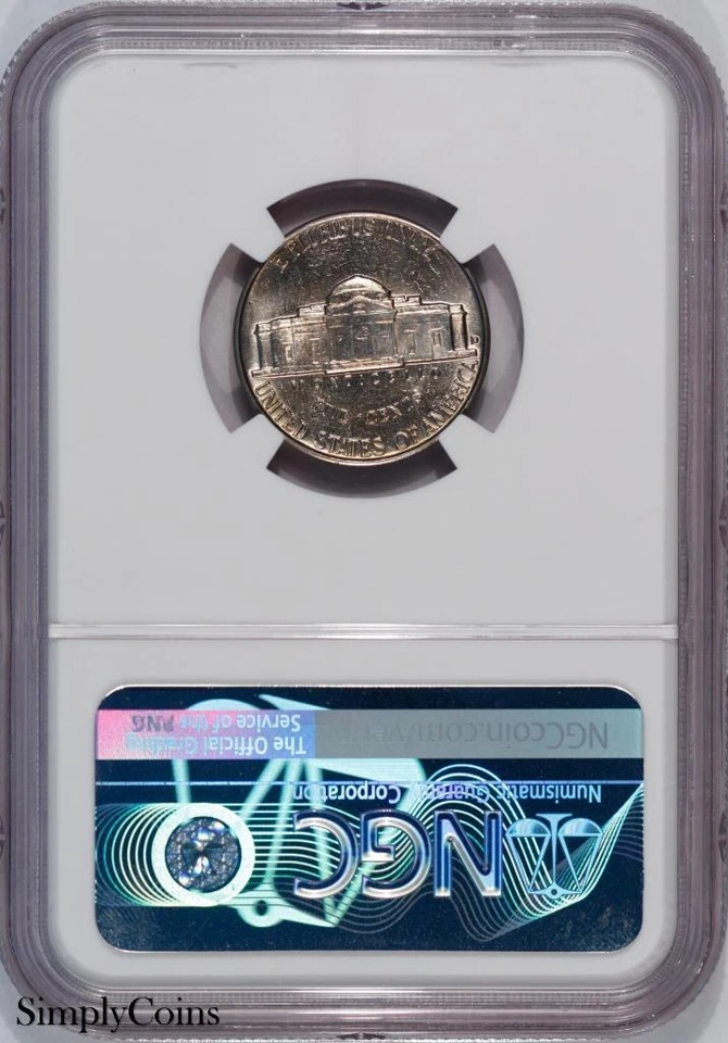 1958-D/D RPM VP-001 Jefferson Nickel NGC MS65 TOP POP FINEST KNOWN! US Coin - Image 2 of 4