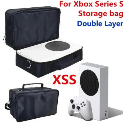 Xbox Series S Console Controllers Bag Carrying Storage Travel Portable Case, BK