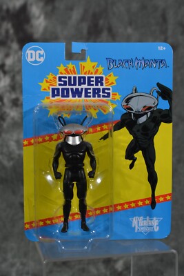 McFarlane DC Super Powers 80s Retro Black Manta Action Figure w FAST Shipping