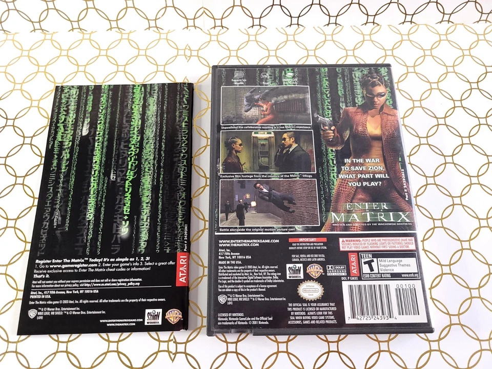 Enter the Matrix - Player's Choice (GameCube, 2003) CIB. NM Discs. Tested! - Image 3 of 4