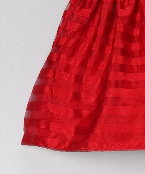 Marmellata 女宝宝圣诞假日连衣裙套装 18 Mo 码红色特殊场合 — 第 4/4 张图片