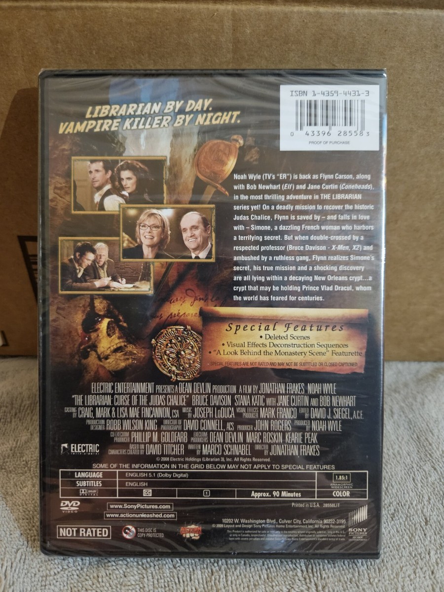 The Librarian: Curse of the Judas Chalice (DVD) 43396285583| eBay