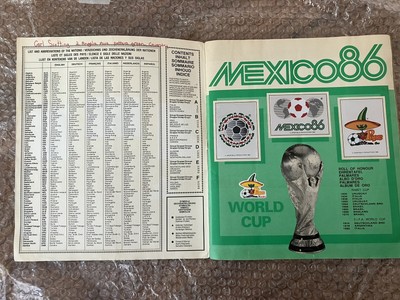 Album Panini Coupe Du Monde Mexique 1986 - Complet Avec 427 Autocollants - Occasion