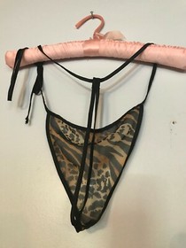 Vtg INTIMATE ATTITUDES X20112 Animal 1X Teddy Nightgown Babydoll & Thong