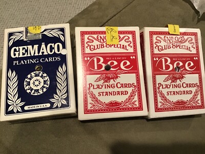 3 Decks Las Vegas Casino Playing Card -vintage  Caesar s