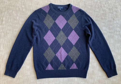 Cashmere Argyle Sweater 