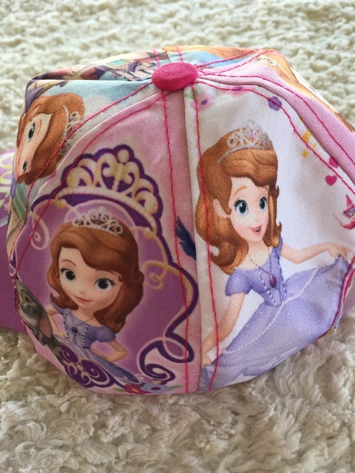 Disney SOFÍA LA PRIMERA Niñas Púrpura Rosa Princesa Conejito Sombrero Niños Talla Única Foto 2 de 4