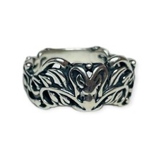 Carolyn Pollack Sterling 925 Silver Filigree Ring Sz 7 - .11