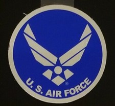 US AIR FORCE HAP ARNOLD WING 3 INCH STICKER DECAL - MADE IN THE USA!!