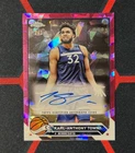 Karl-Anthony Towns Topps Chrome Sapphire Basketball 2023-2024 Padparadscha 1/1