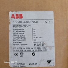 Up for sale is a brand new, factory-sealed ABB PST60-600-70 Softstarter (Model: