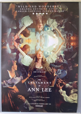 Cinema Poster: TESTAMENT OF ANN LEE 2026 (Feb 20 One Sheet) Amanda Seyfried