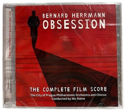 Obsession Complete Film Score CD&BluRay Set NEW Bernard Herrmann Soundtrack 2015