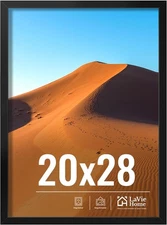  Home 20x28 Picture Frame for Wall Display, 20x28 Black Picture Frame