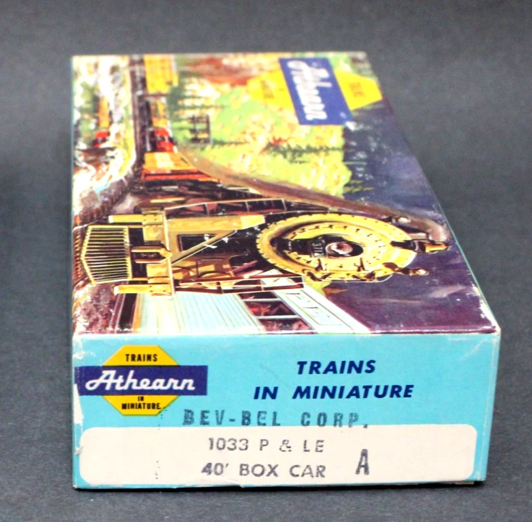 Bev-Bel Athearn 1033 HO 40' Boxcar P&LE 30941 Built Boxed KDs - Image 4 of 4