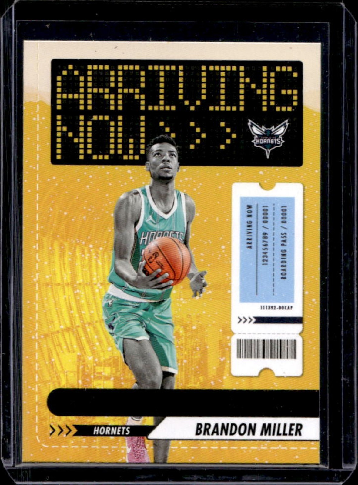 2023-24 Panini Hoops Winter Brandon Miller Arriving Now Rookie RC #13 Hornets