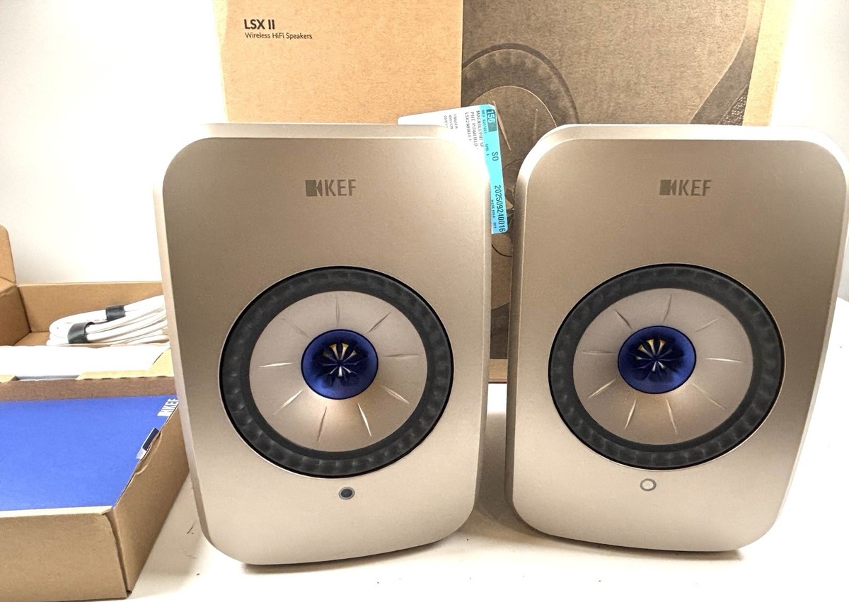 KEF LSX II Soundwave Wireless Bookshelf Speakers for sale online