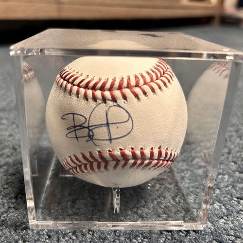 Brett Gardner New York Yankees Autographed ROMLB Baseball *Case Included*