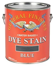 1 Gallon Blue Ultra Penetrating Household Stain Water Based Wood Dye  Rich Co...