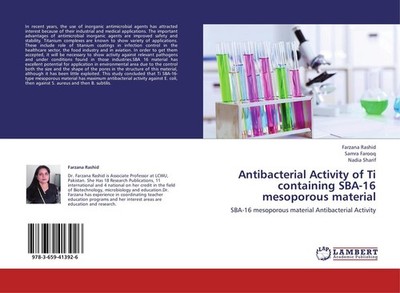 Antibacterial Activity of Ti containing SBA-16 mesoporous material Farzana Rashi