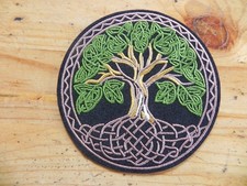 Tree of life iron/sew on embroidered patch