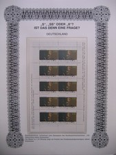 Irrtümer auf Briefmarken / Deutschland Mi 2090 Klbg :  Dr. Albert Schweitzer