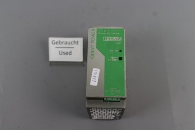 Phoenix Contact Power Supply Quint-PS-100-240AC / 24DC / 5 2938581 Used