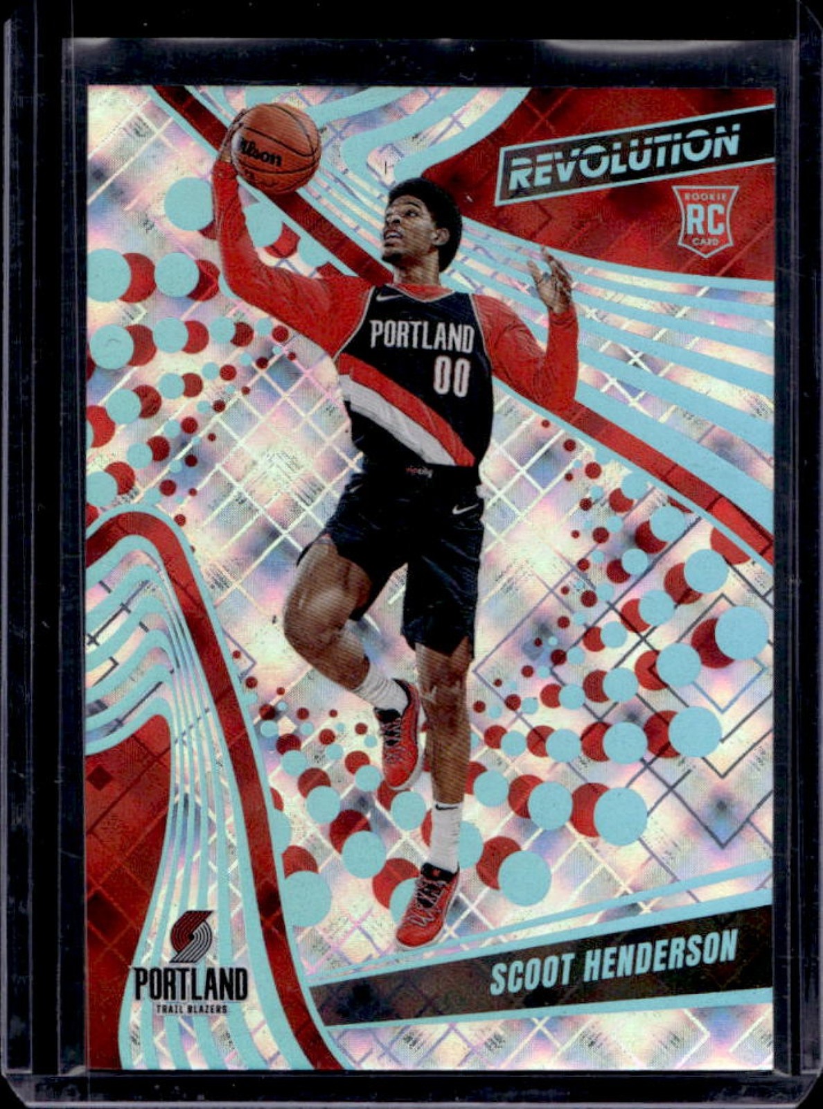 2023-24 Panini Revolution Scoot Henderson RC Cosmic Rookie #86/99 Trail Blazers